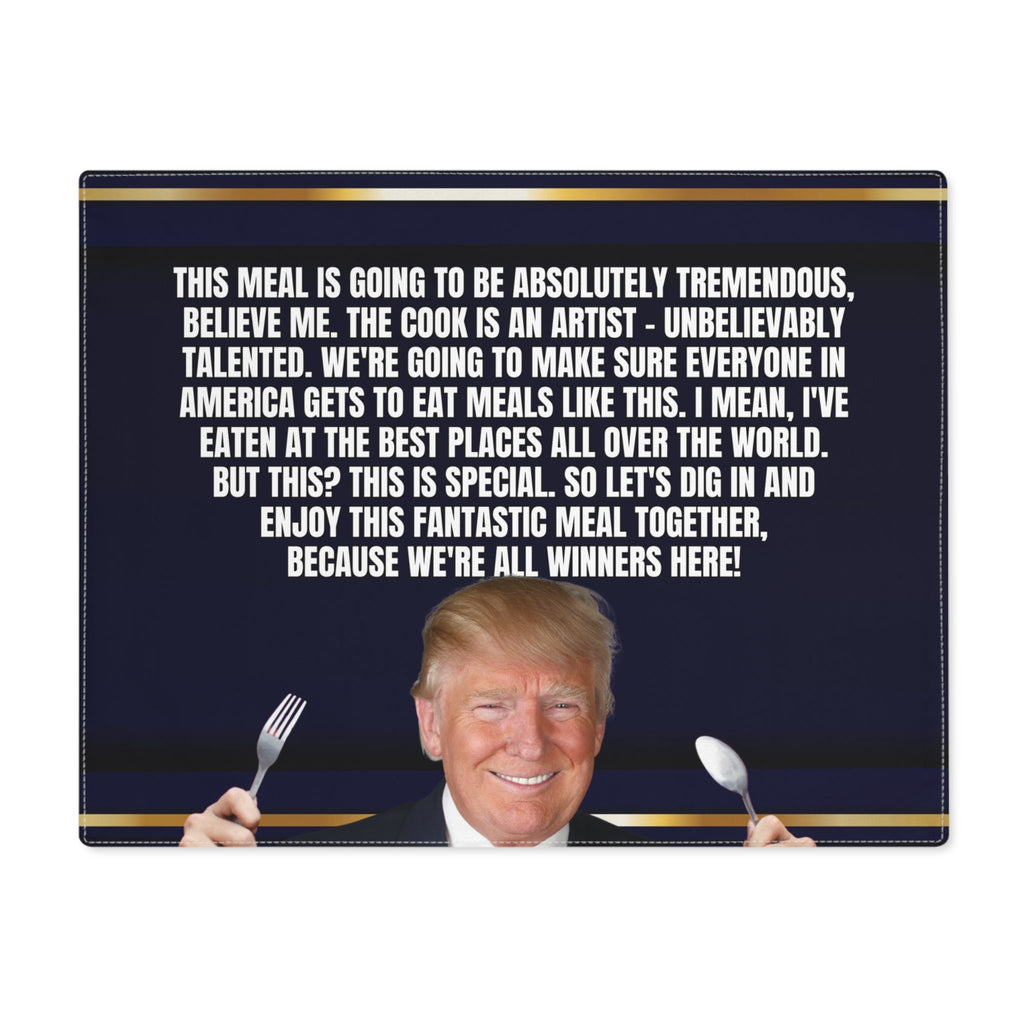 Trump Best Meal Placemat, 1pc - Decor, Dining, Table Decor - EpiAl's Shop