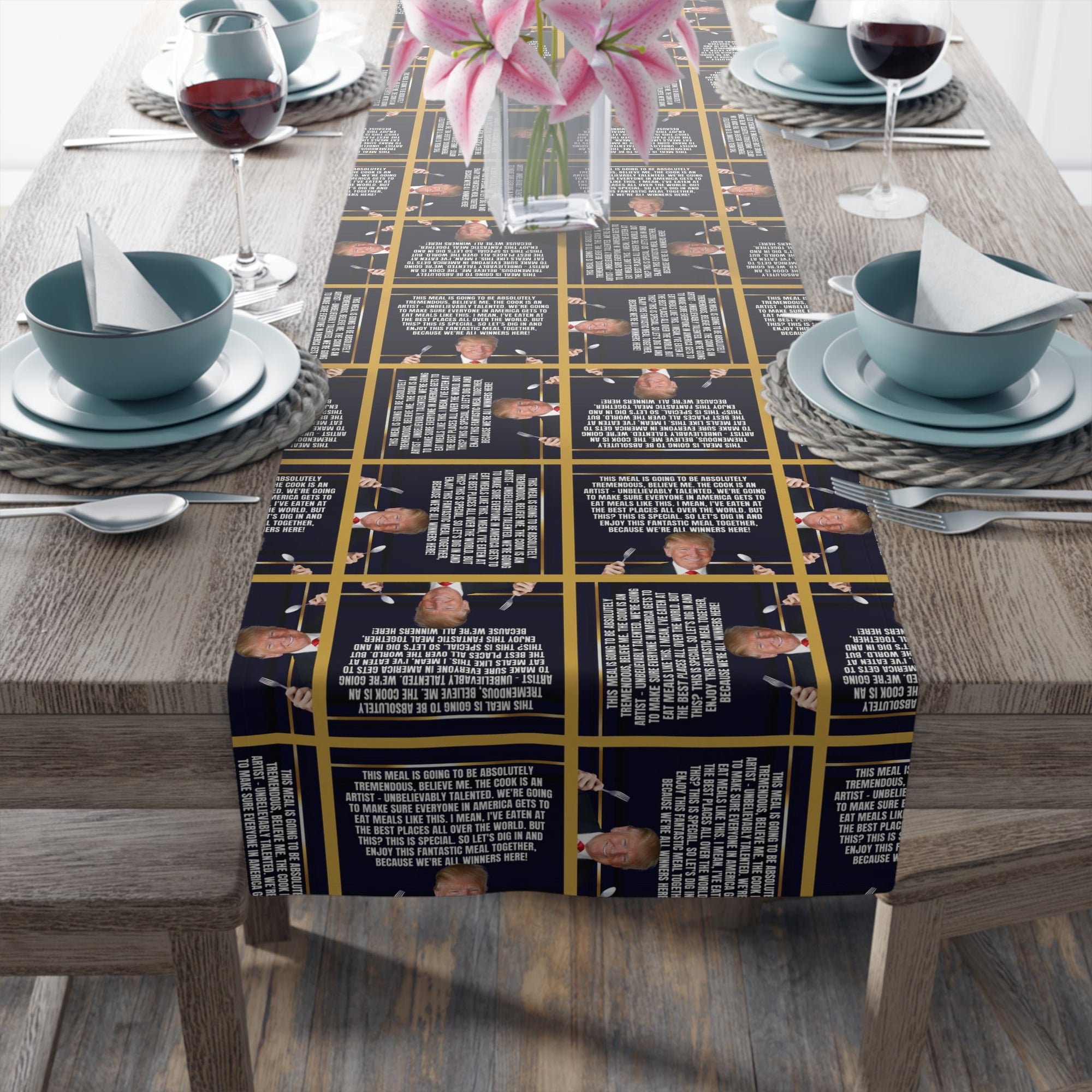 Trump Best Meal Table Runner - Decor, Dining, Table Decor - EpiAl's Shop