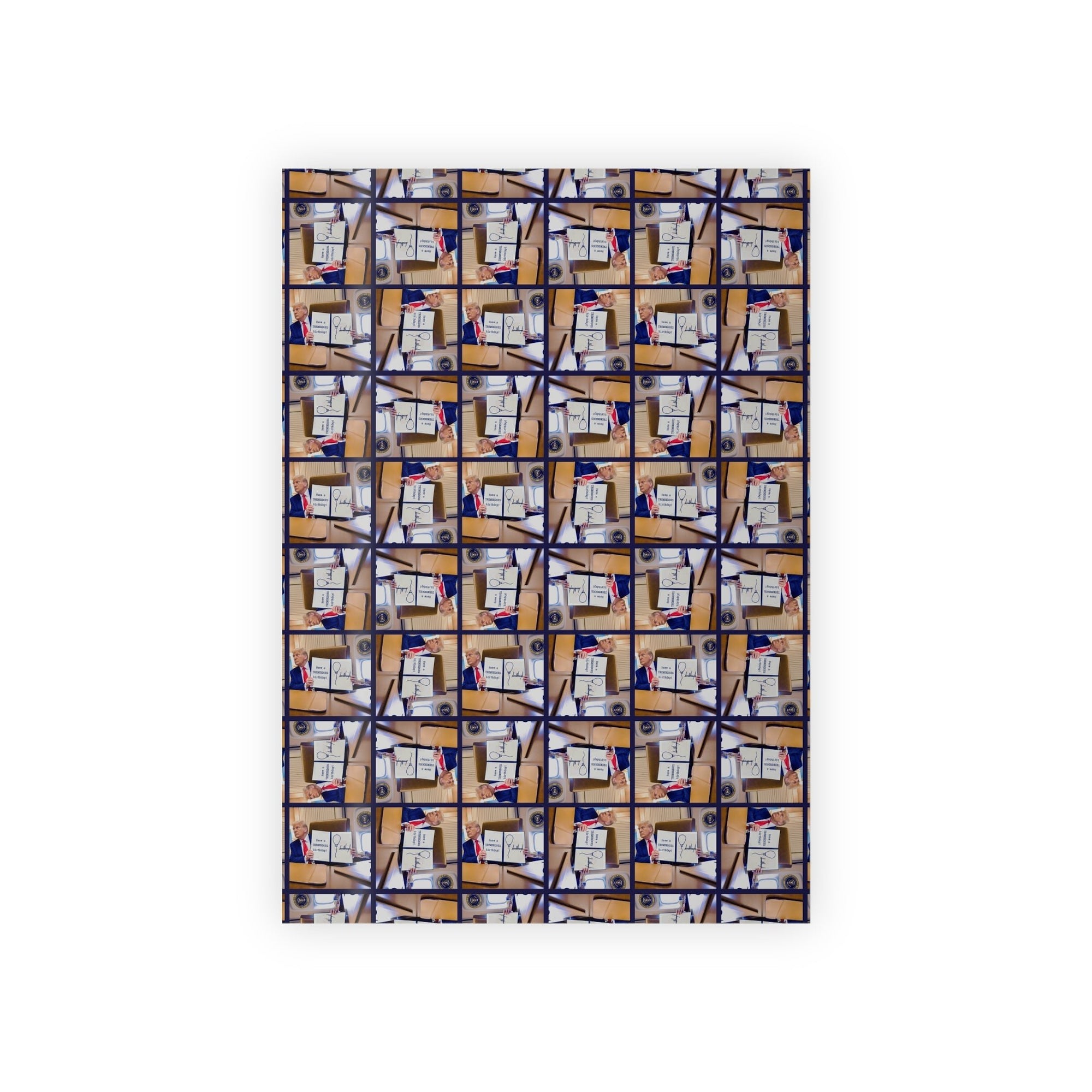 Trump Birthday Gift Wrapping Paper Roll - Paper Products, Gift Wrapping Paper - EpiAl's Shop