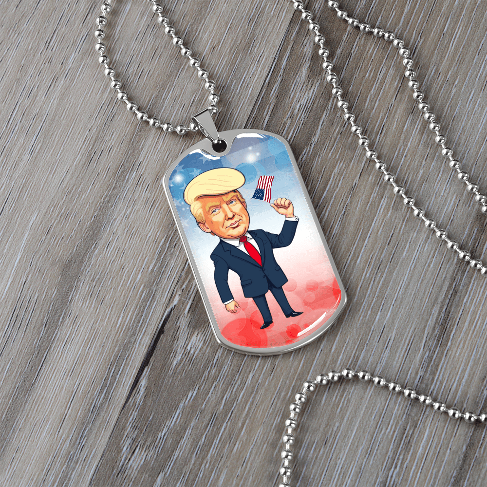 Trump Caricature USA Necklace - Jewelry, Necklaces - EpiAl's Shop