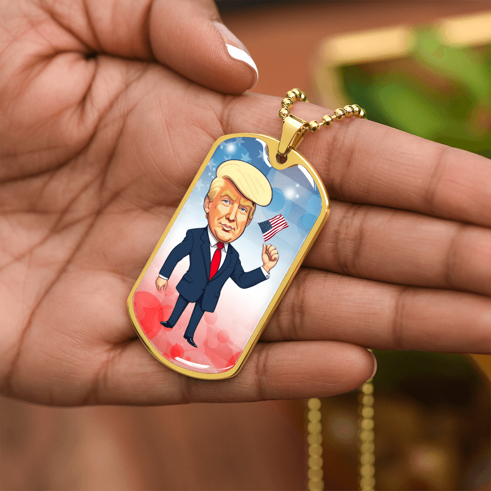 Trump Caricature USA Necklace - Jewelry, Necklaces - EpiAl's Shop