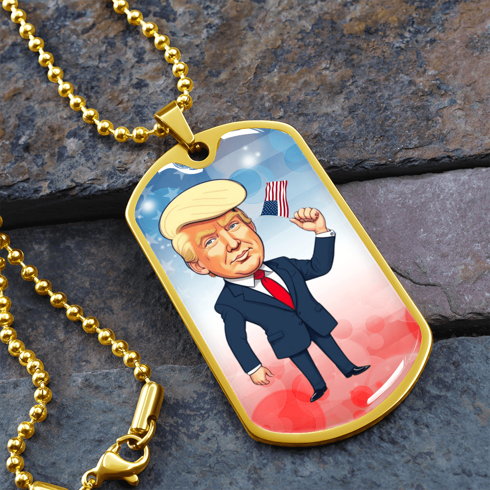 Trump Caricature USA Necklace - Jewelry, Necklaces - EpiAl's Shop