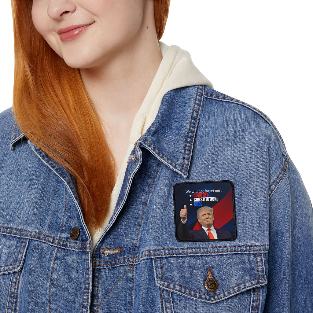 Trump Country Constitution God Iron - On Patches - Clothing, Iron On Patches - EpiAl's Shop