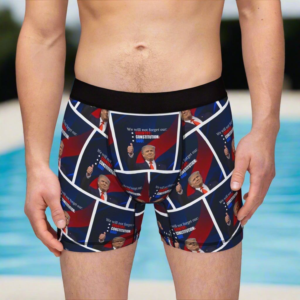 Trump Country Constitution God Men's Boxers - Clothing, Underwear - EpiAl's Shop