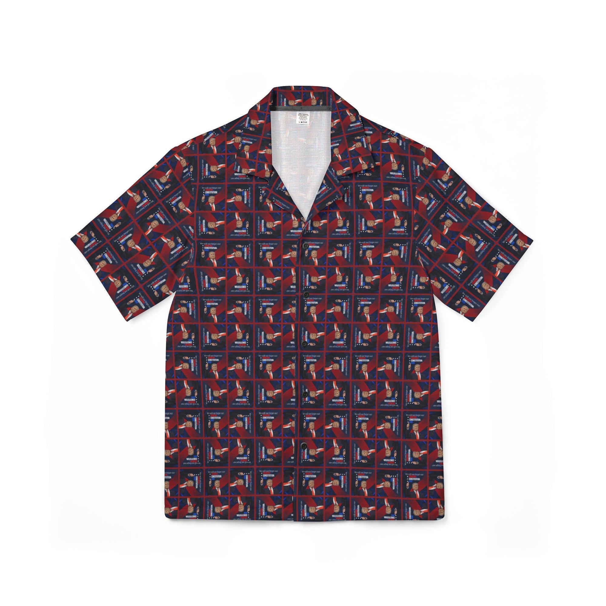 Trump Country Constitution God Men's Hawaiian Camp Shirt - Clothing, Hawaiian Style Shirts - EpiAl's Shop