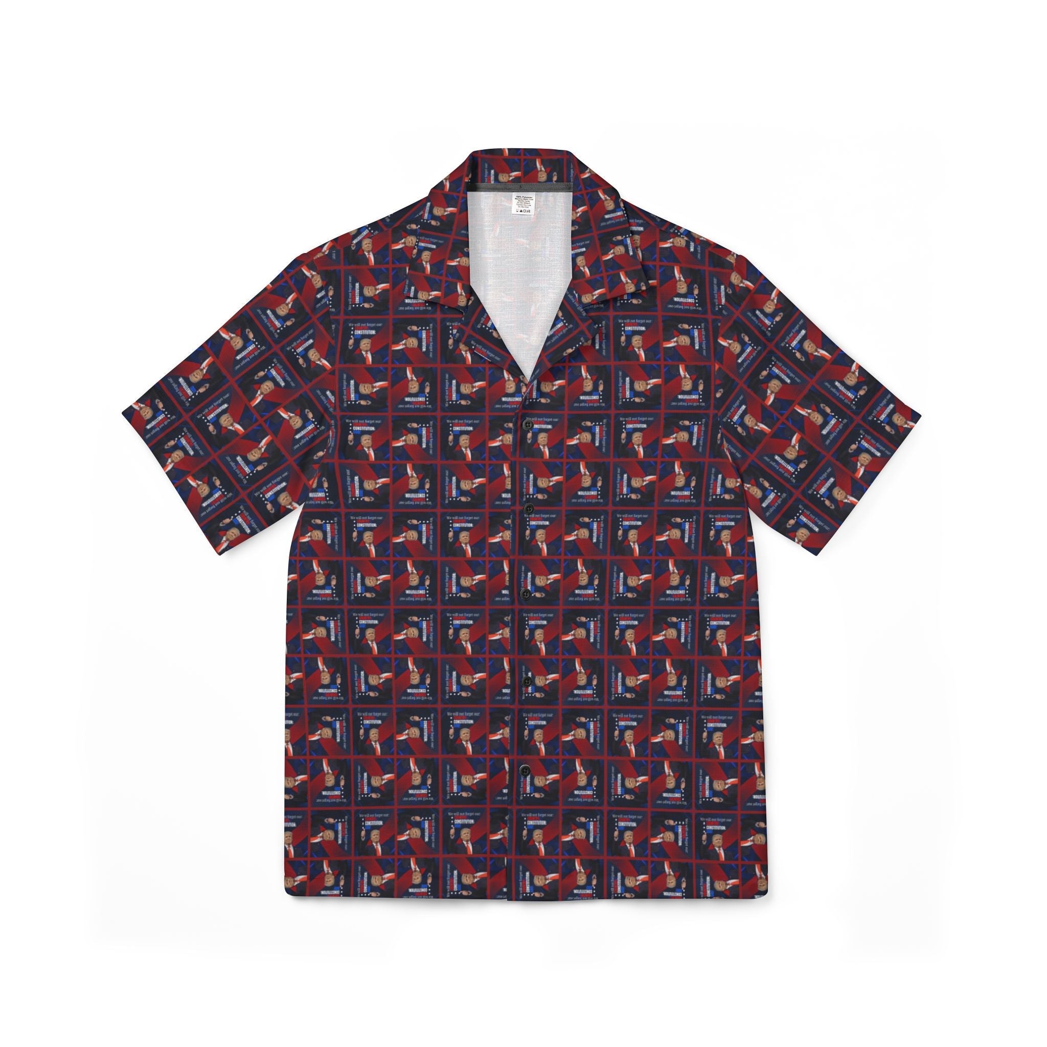 Trump Country Constitution God Men's Hawaiian Camp Shirt - Clothing, Hawaiian Style Shirts - EpiAl's Shop