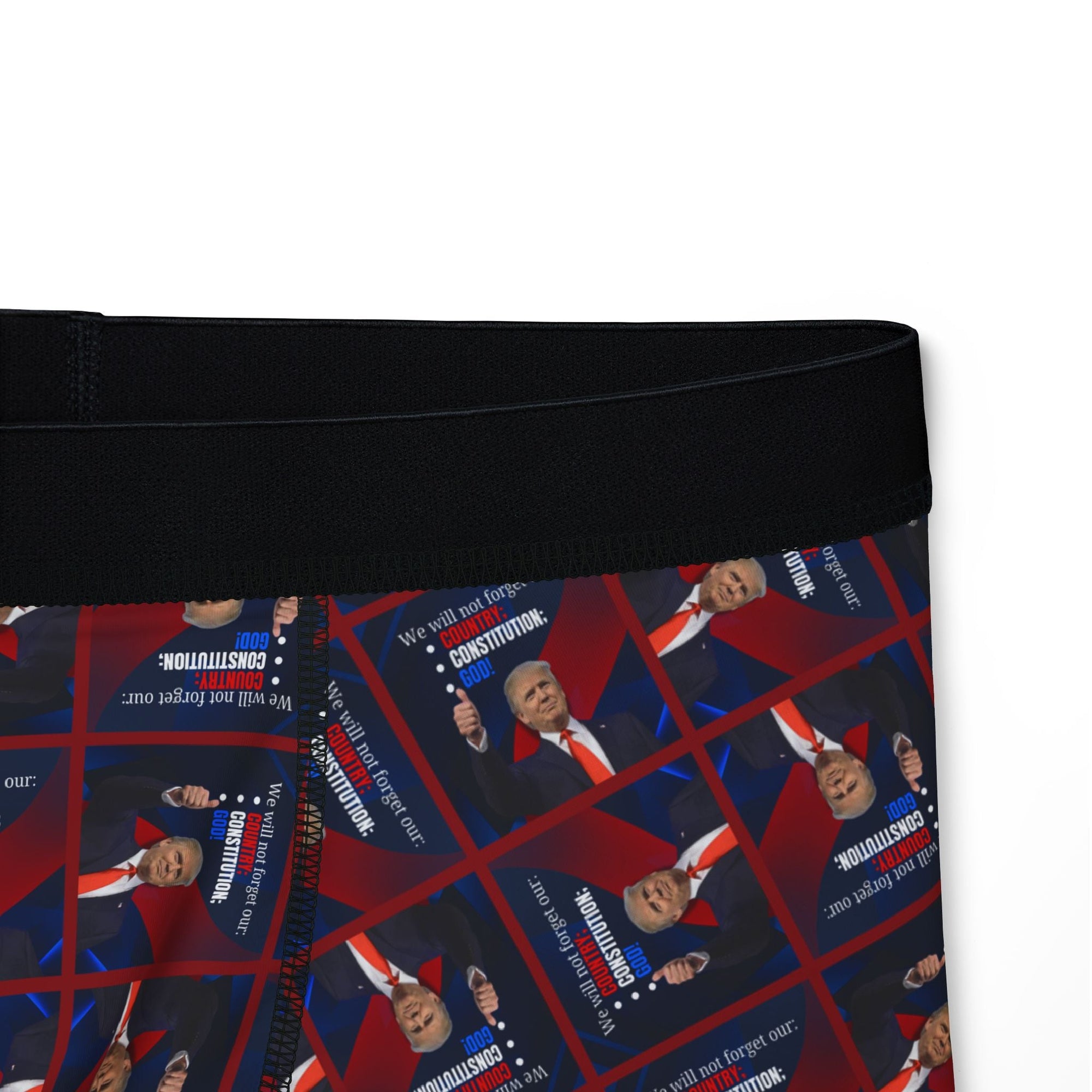 Trump Country Constitution God Pattern Men's Boxers - Clothing, Underwear - EpiAl's Shop
