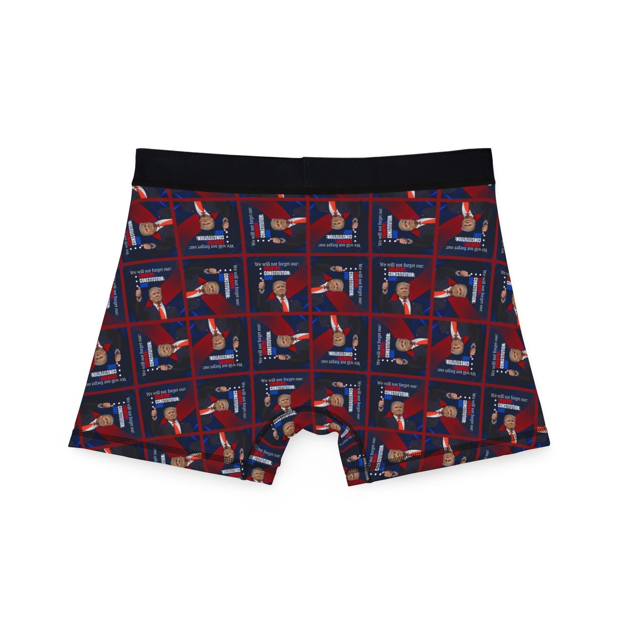 Trump Country Constitution God Pattern Men's Boxers - Clothing, Underwear - EpiAl's Shop