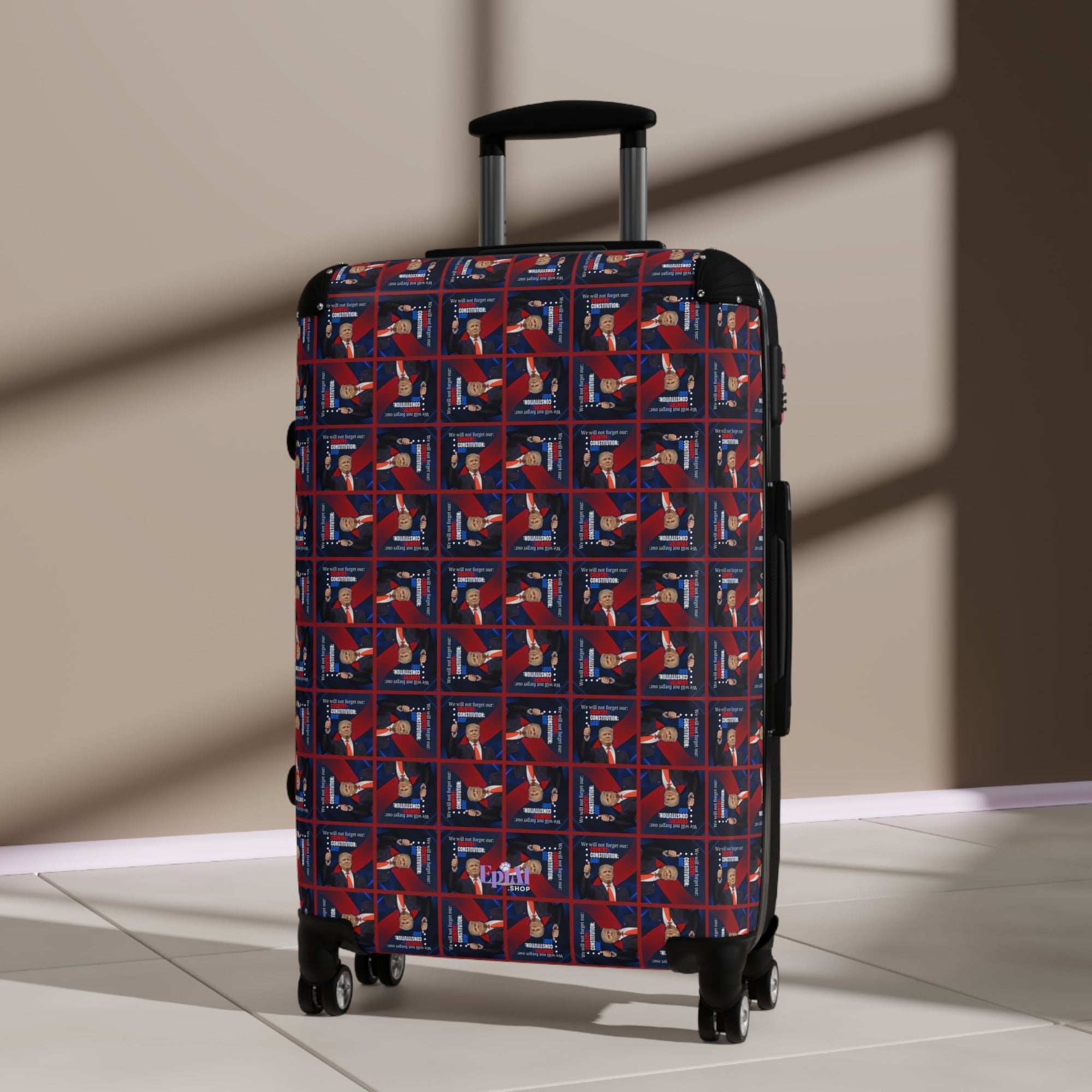 Trump Country Constitution God Patterned Suitcase - Bags, Suitcases - EpiAl's Shop