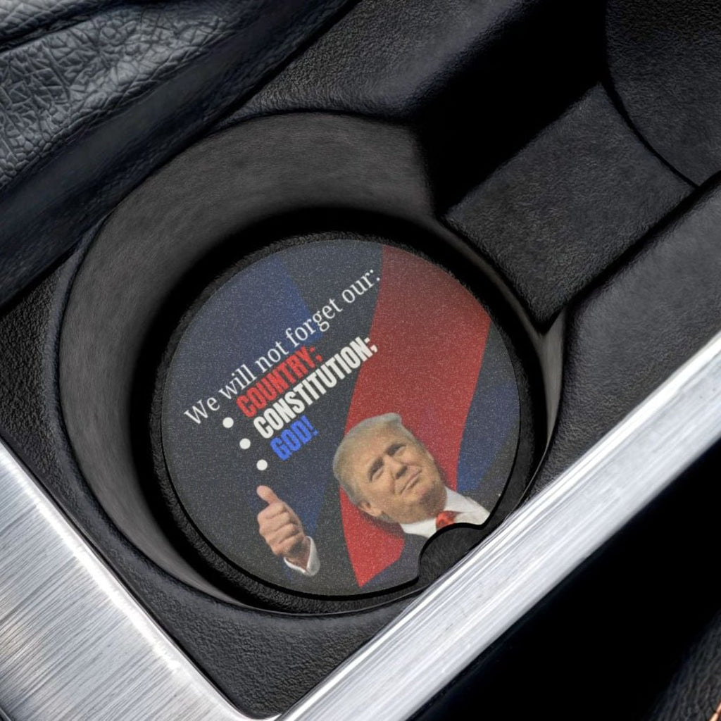 Trump Country Constitution God Soapstone Car Coaster - Accessories, Auto, Coasters - EpiAl's Shop