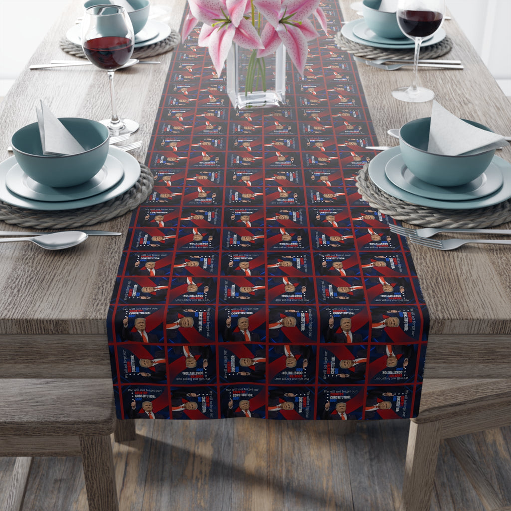 Trump Country Constitution God Table Runner - Decor, Dining, Table Decor - EpiAl's Shop