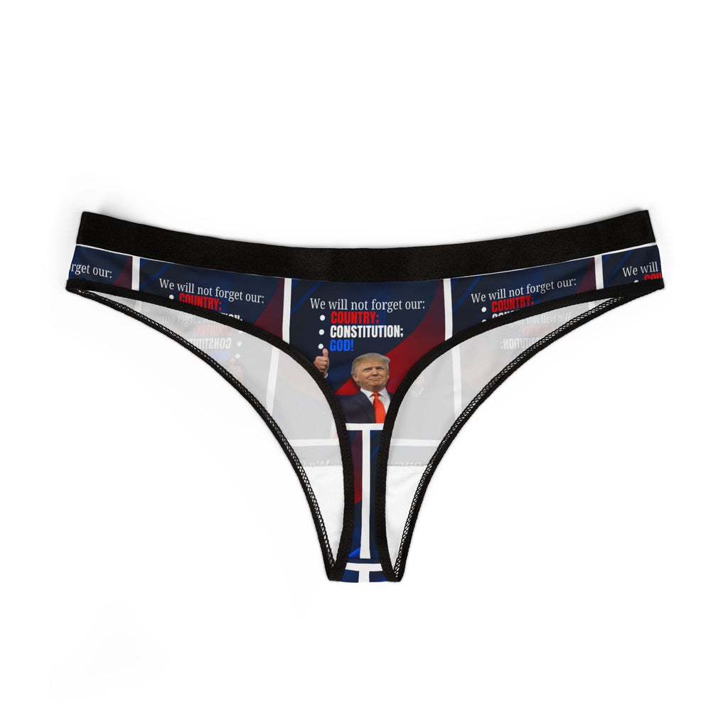 Trump Country Constitution God Women's Thongs - Clothing, Underwear - EpiAl's Shop