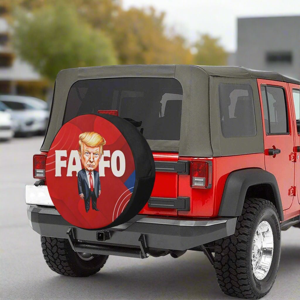 Trump FAFO Spare Tire Cover (Medium)(16") - Accessories, Auto, Spare Tire Covers - EpiAl's Shop