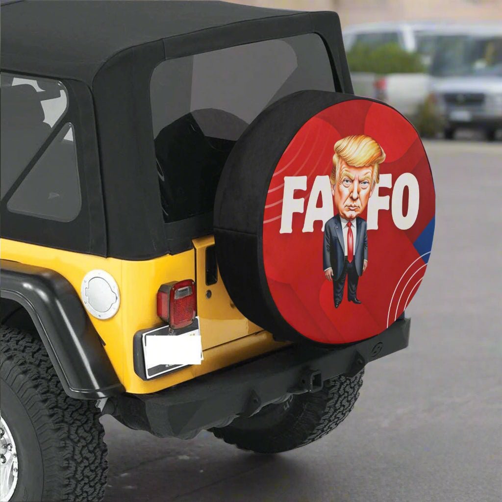 Trump FAFO Spare Tire Cover (Small)(15") - Accessories, Auto, Spare Tire Covers - EpiAl's Shop