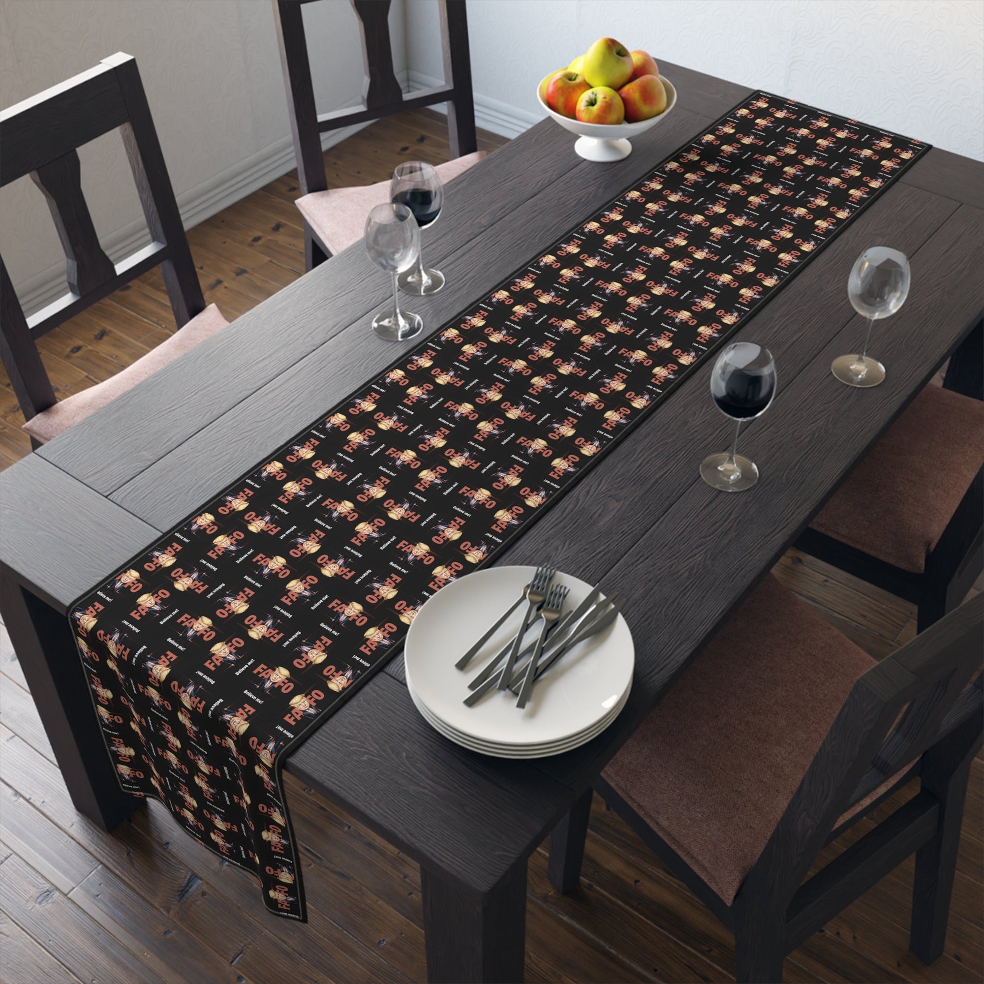 Trump FAFO Stylish Table Runner - Decor, Dining, Table Decor - EpiAl's Shop