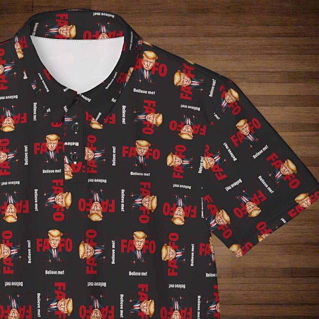 Trump FAFO Unisex Polo Shirt - Clothing, Polo Shirts - EpiAl's Shop
