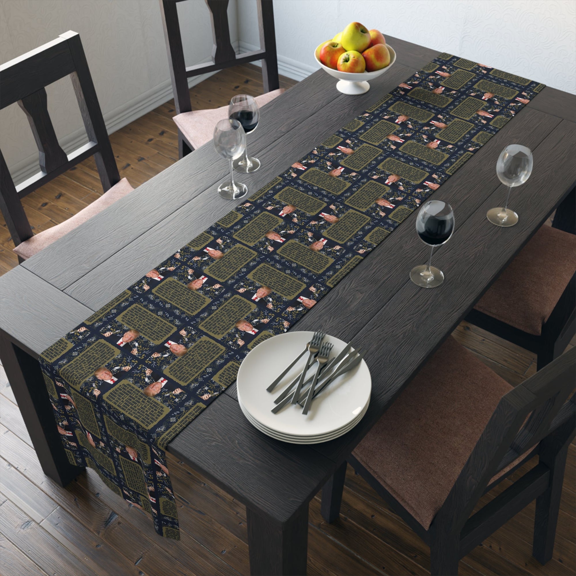 Trump Family Dinner Table Runner - Decor, Dining, Table Decor - EpiAl's Shop