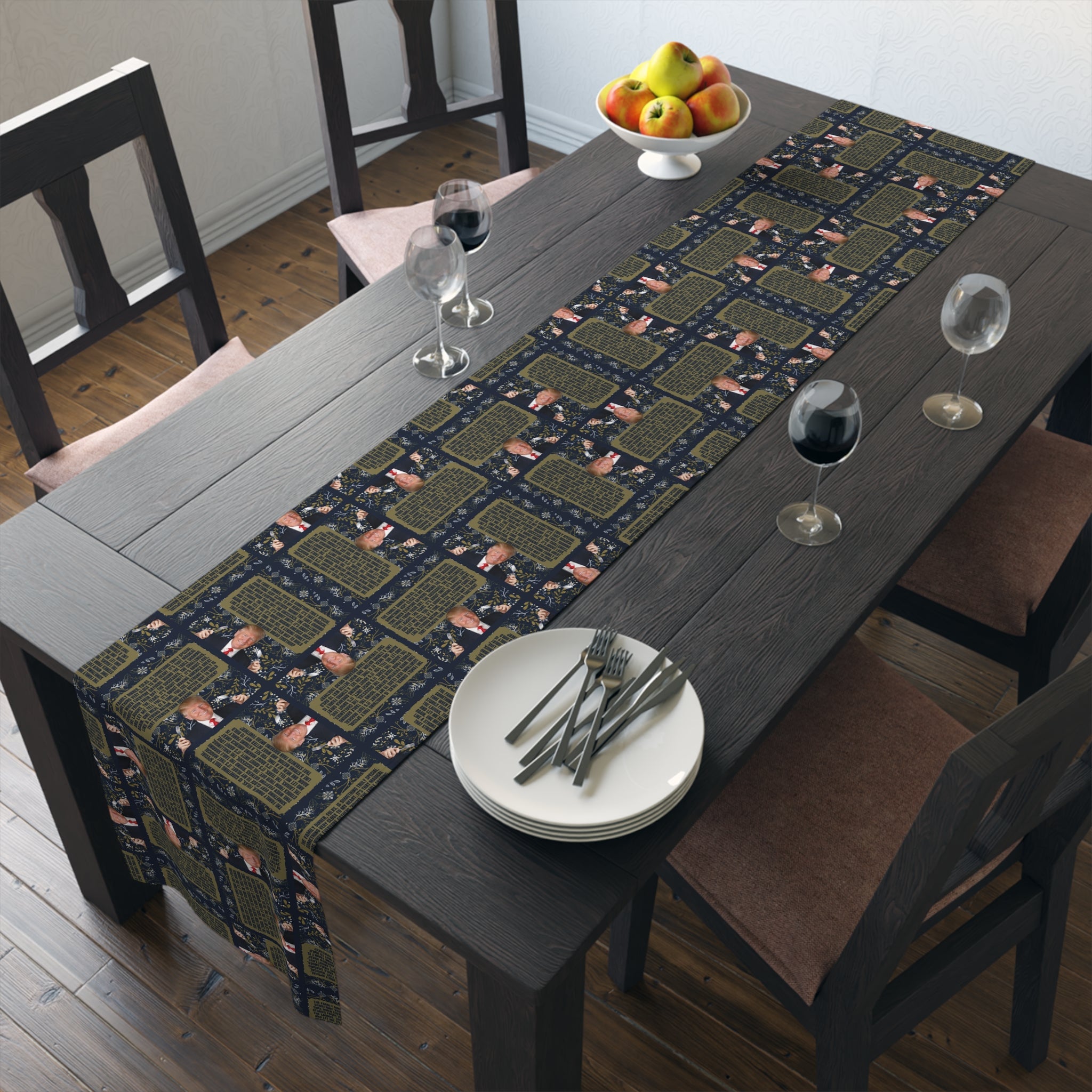 Trump Family Dinner Table Runner - Decor, Dining, Table Decor - EpiAl's Shop