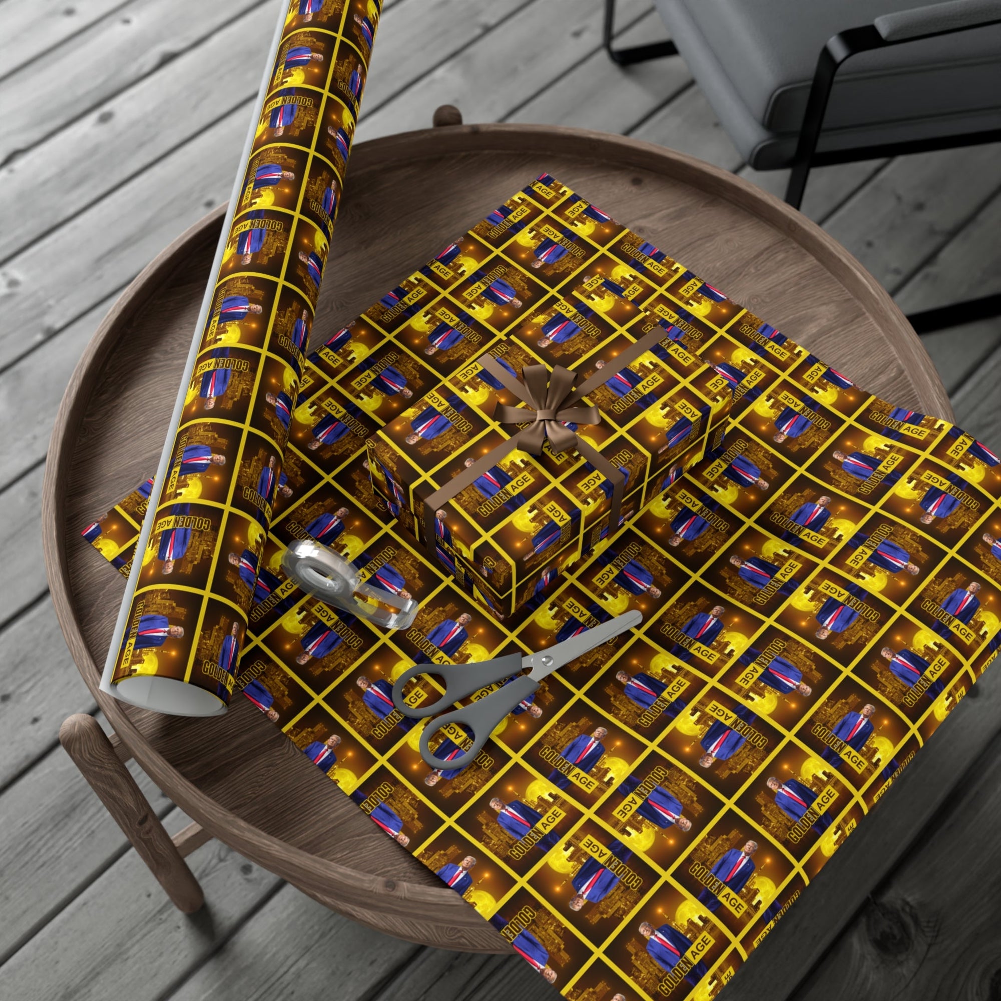 Trump Golden Age Gift Wrap Papers - Paper Products, Gift Wrapping Paper - EpiAl's Shop