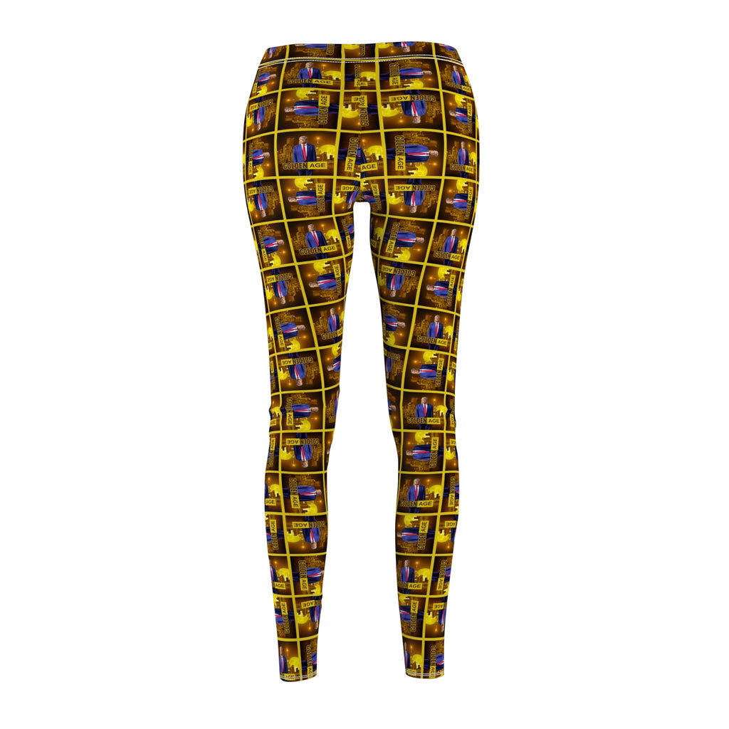 Trump Golden Age Patterned Casual Leggings for Trendy Women - Clothing, Pants & Leggings - EpiAl's Shop