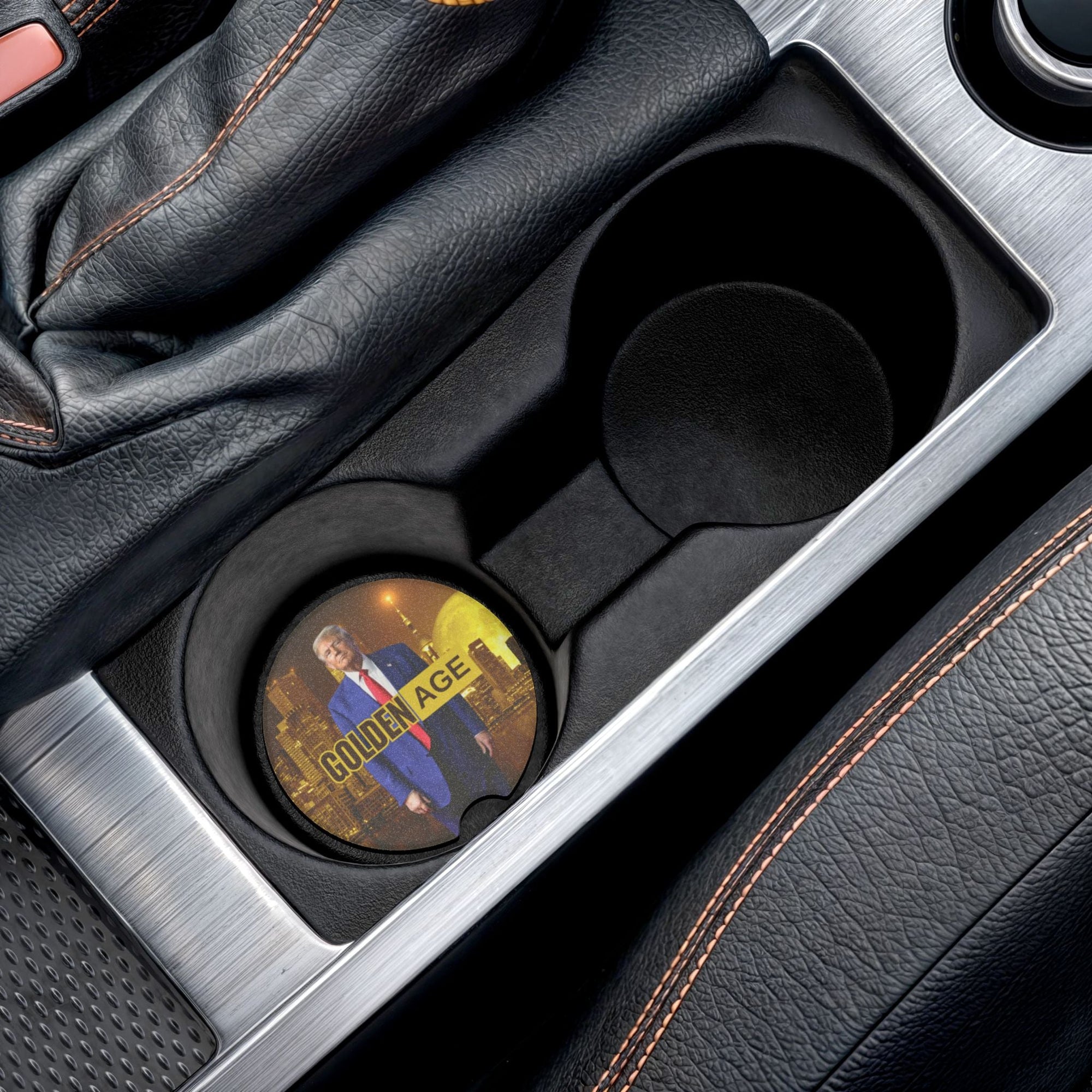Trump Golden Age Soapstone Car Coaster - Accessories, Auto, Coasters - EpiAl's Shop
