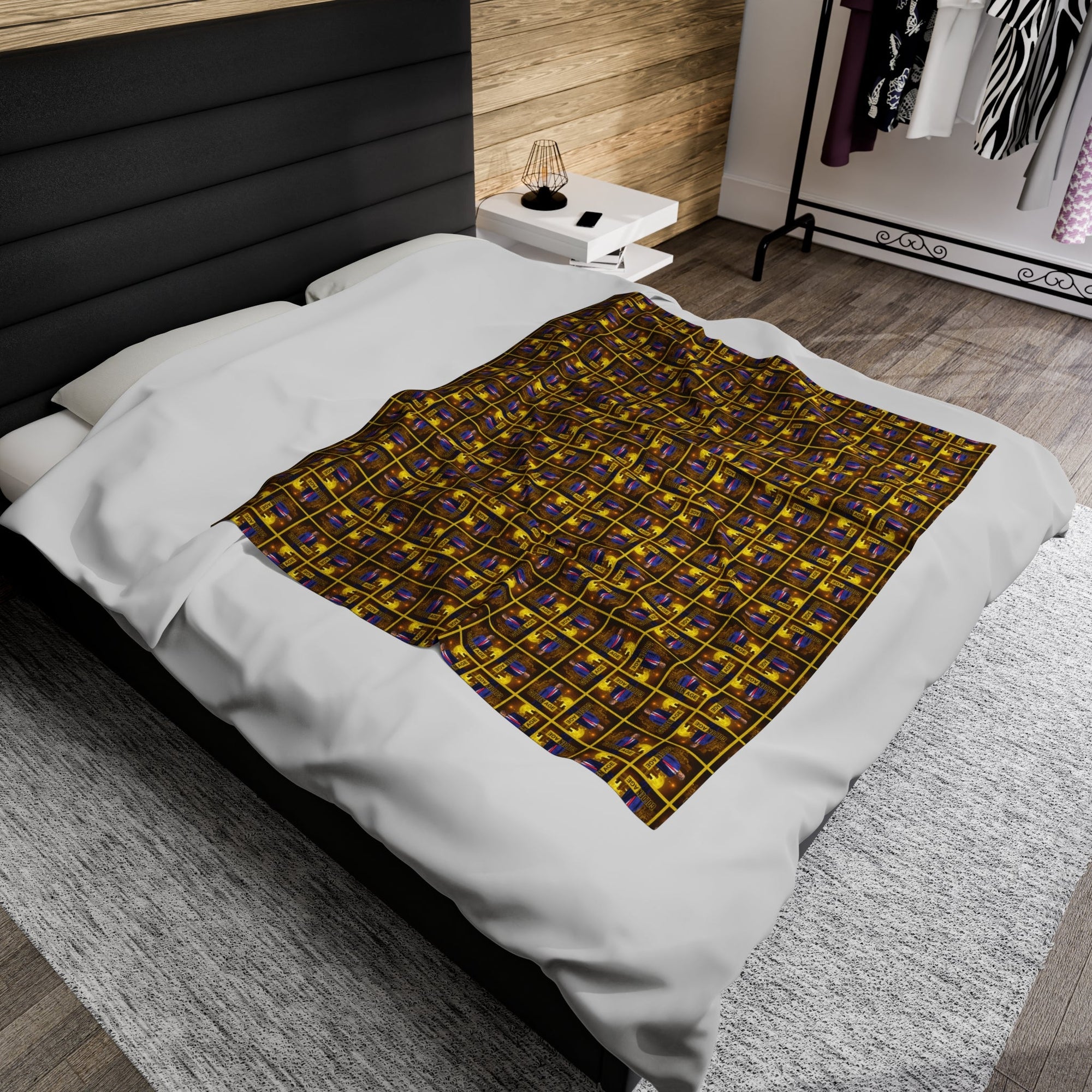 Trump Golden Age Velveteen Plush Blanket - Decor, Blankets & Comforters - EpiAl's Shop