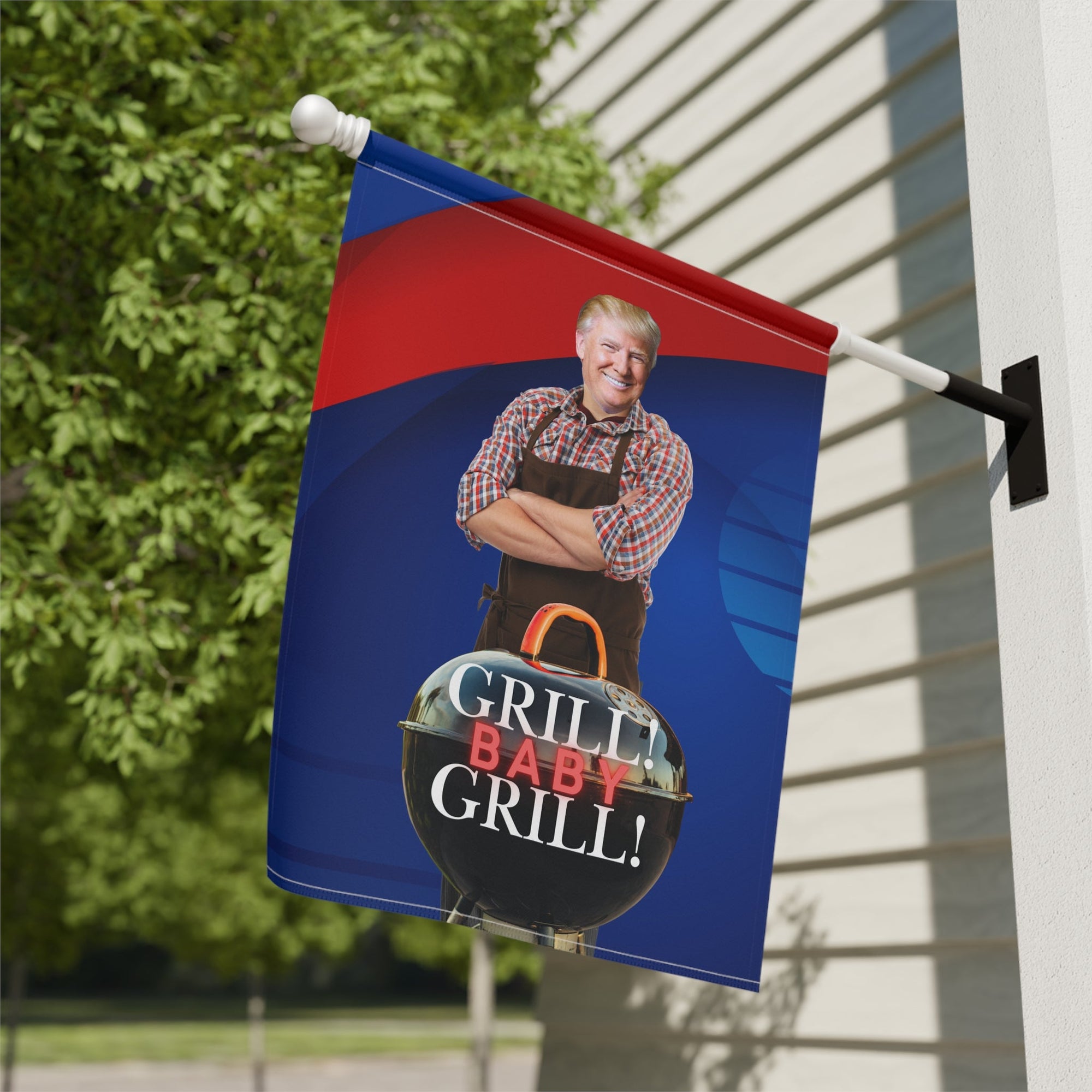 Trump Grill Baby Garden & House Banner - Decor, Outdoor - EpiAl's Shop