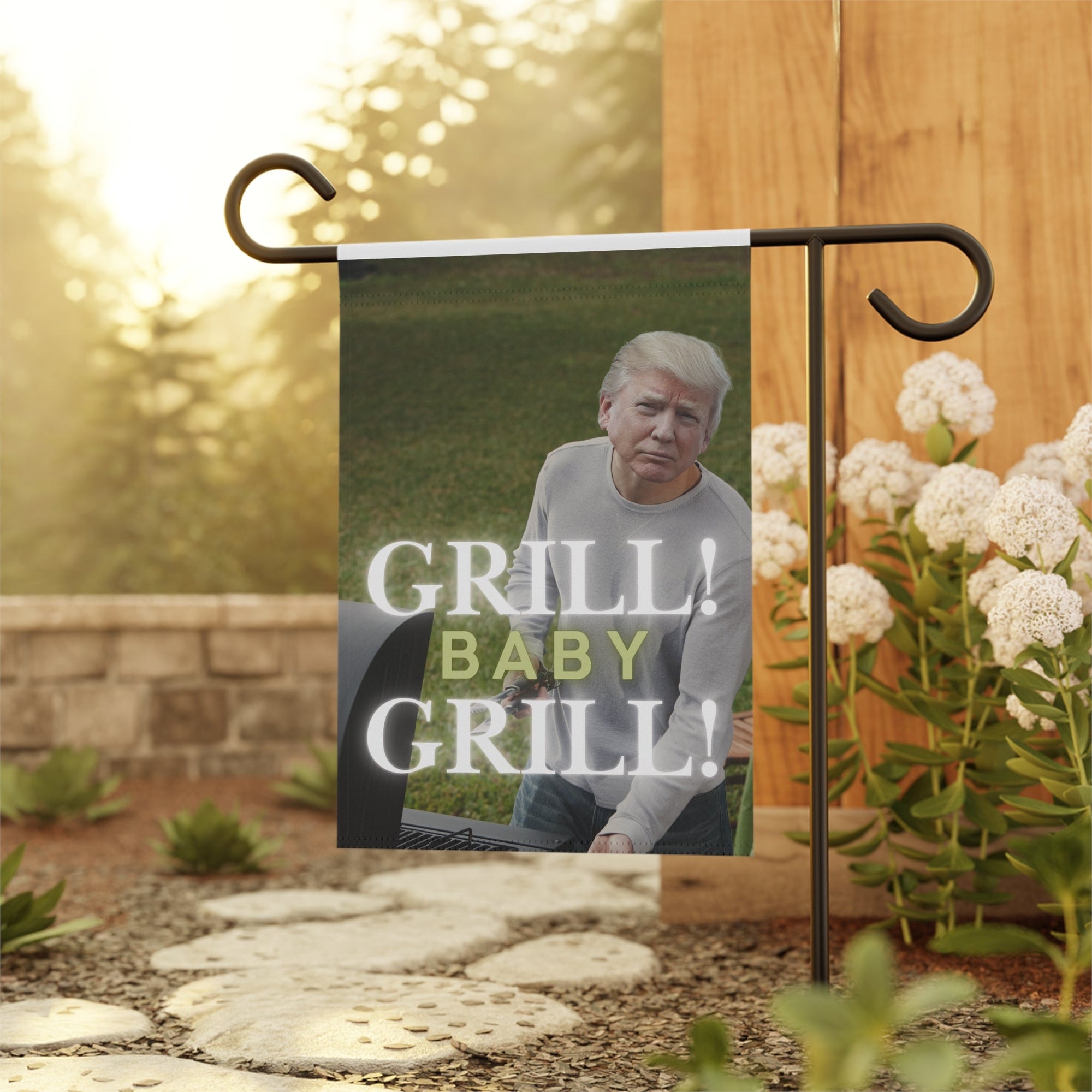Trump Grill Baby Grill Garden & House Banner - Decor, Outdoor - EpiAl's Shop