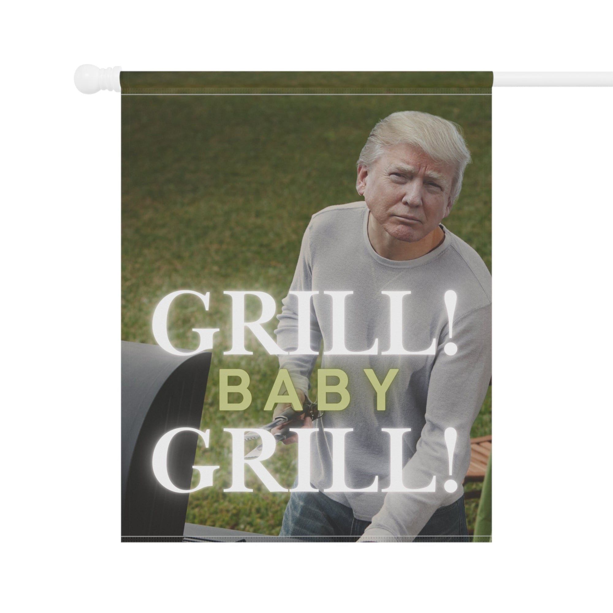 Trump Grill Baby Grill Garden & House Banner - Decor, Outdoor - EpiAl's Shop