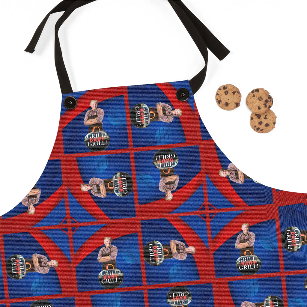 Trump Grill Baby Grill Pattern Apron - Accessories, Kitchen, Aprons - EpiAl's Shop