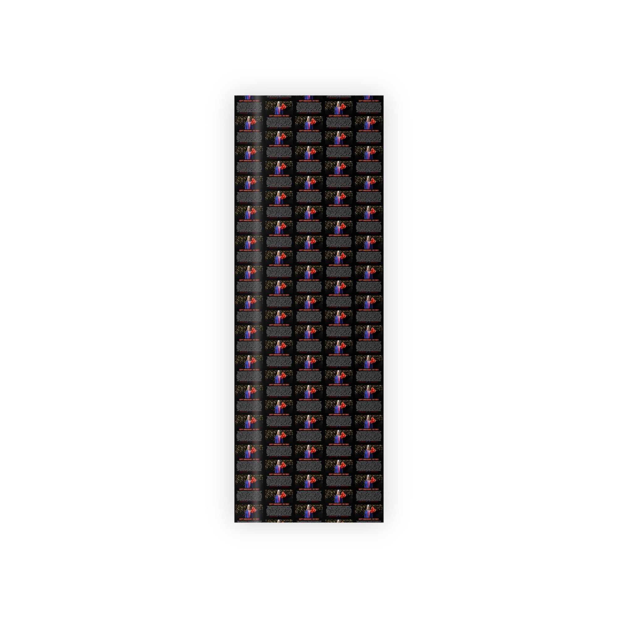 Trump Happy Anniversary Gift Wrapping Paper Rolls, 1pc - Paper Products, Gift Wrapping Paper - EpiAl's Shop