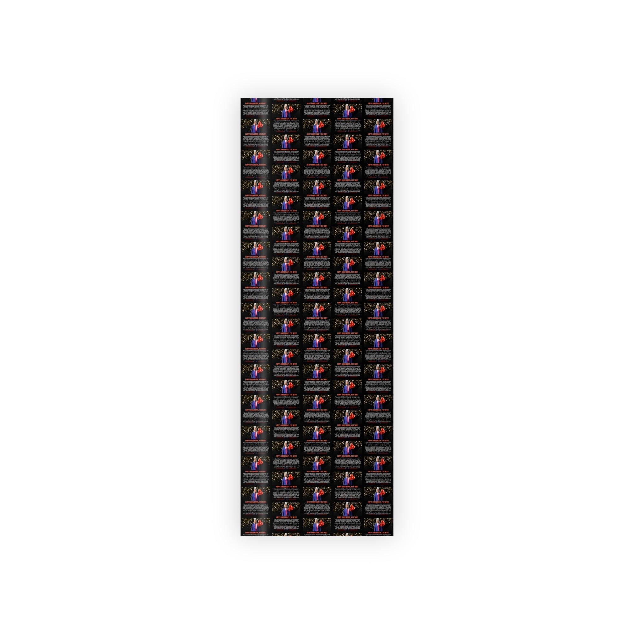 Trump Happy Anniversary Gift Wrapping Paper Rolls, 1pc - Paper Products, Gift Wrapping Paper - EpiAl's Shop