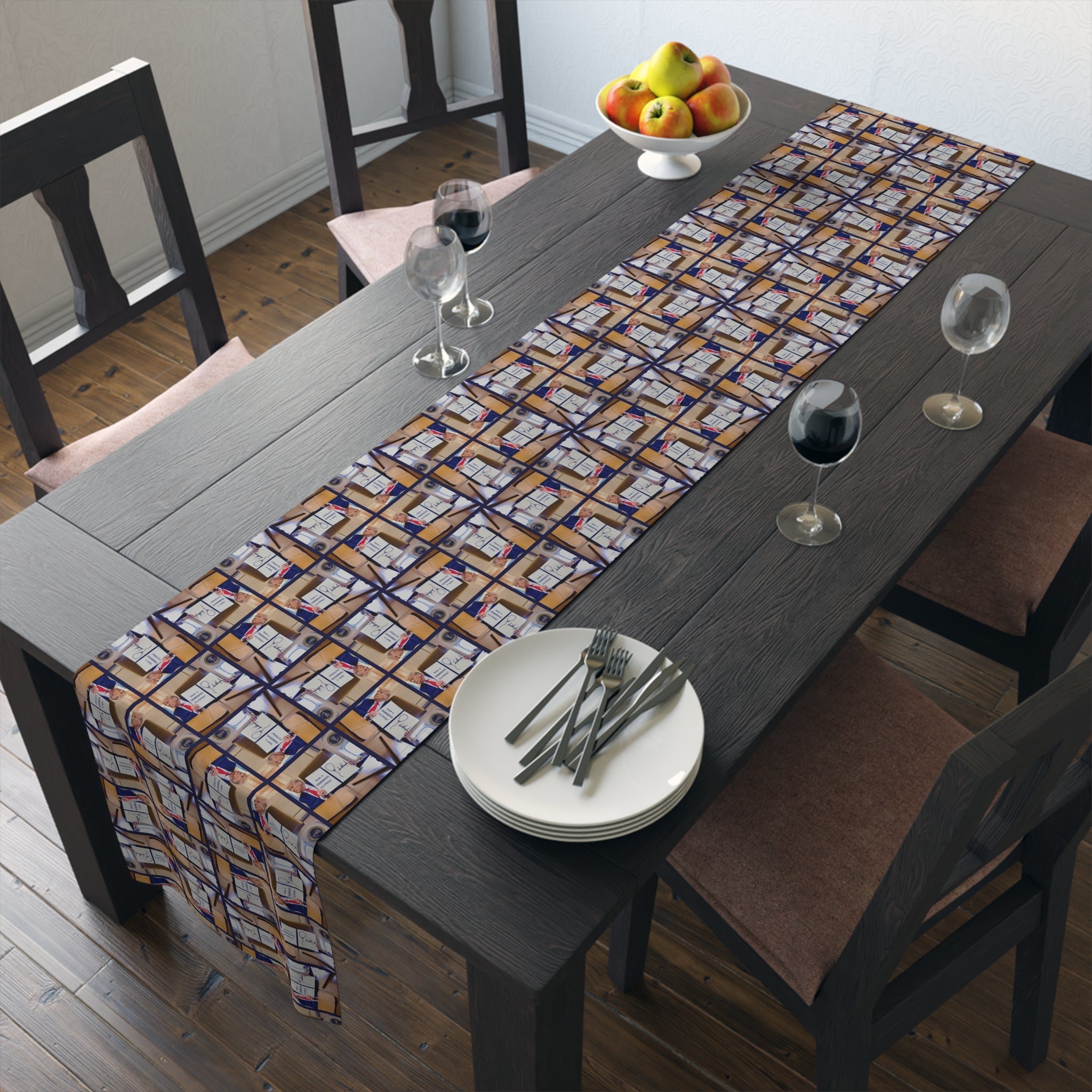 Trump Happy Birthday Table Runner - Decor, Dining, Table Decor - EpiAl's Shop