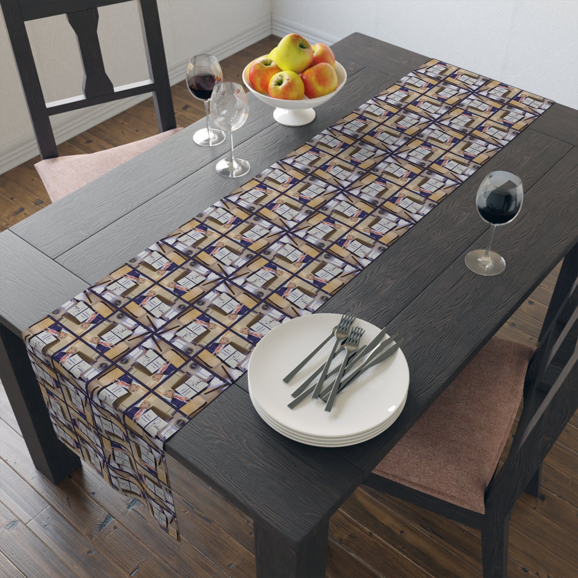 Trump Happy Birthday Table Runner - Decor, Dining, Table Decor - EpiAl's Shop