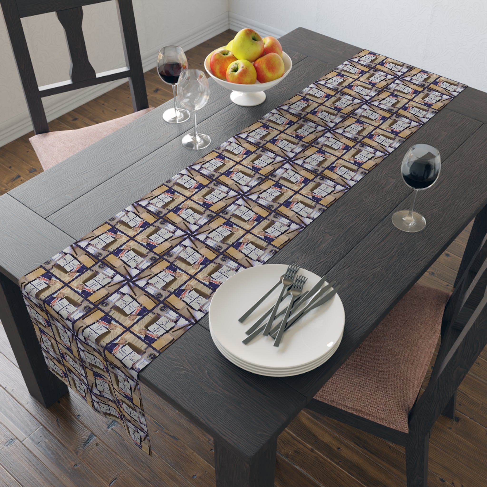 Trump Happy Birthday Table Runner - Decor, Dining, Table Decor - EpiAl's Shop
