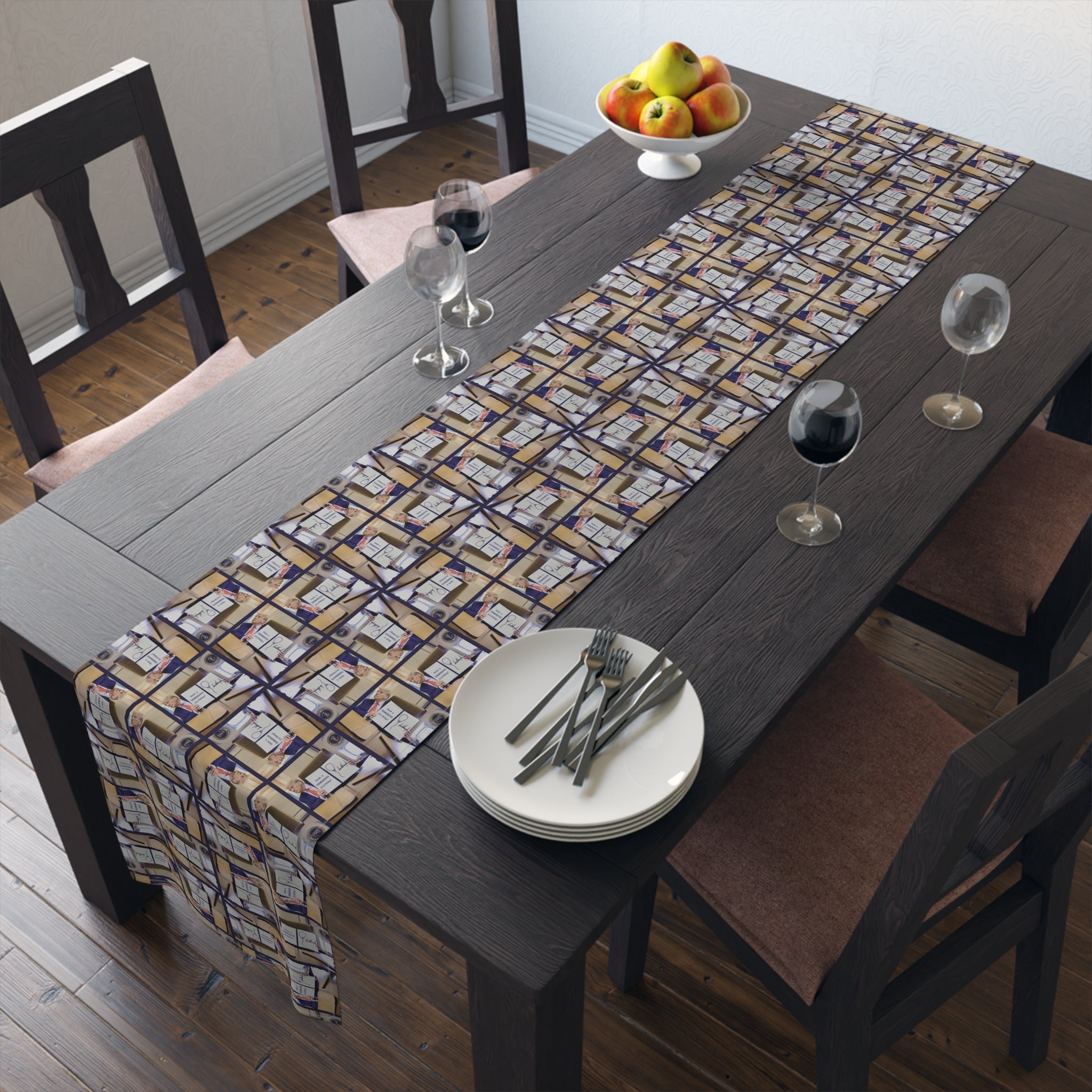 Trump Happy Birthday Table Runner - Decor, Dining, Table Decor - EpiAl's Shop
