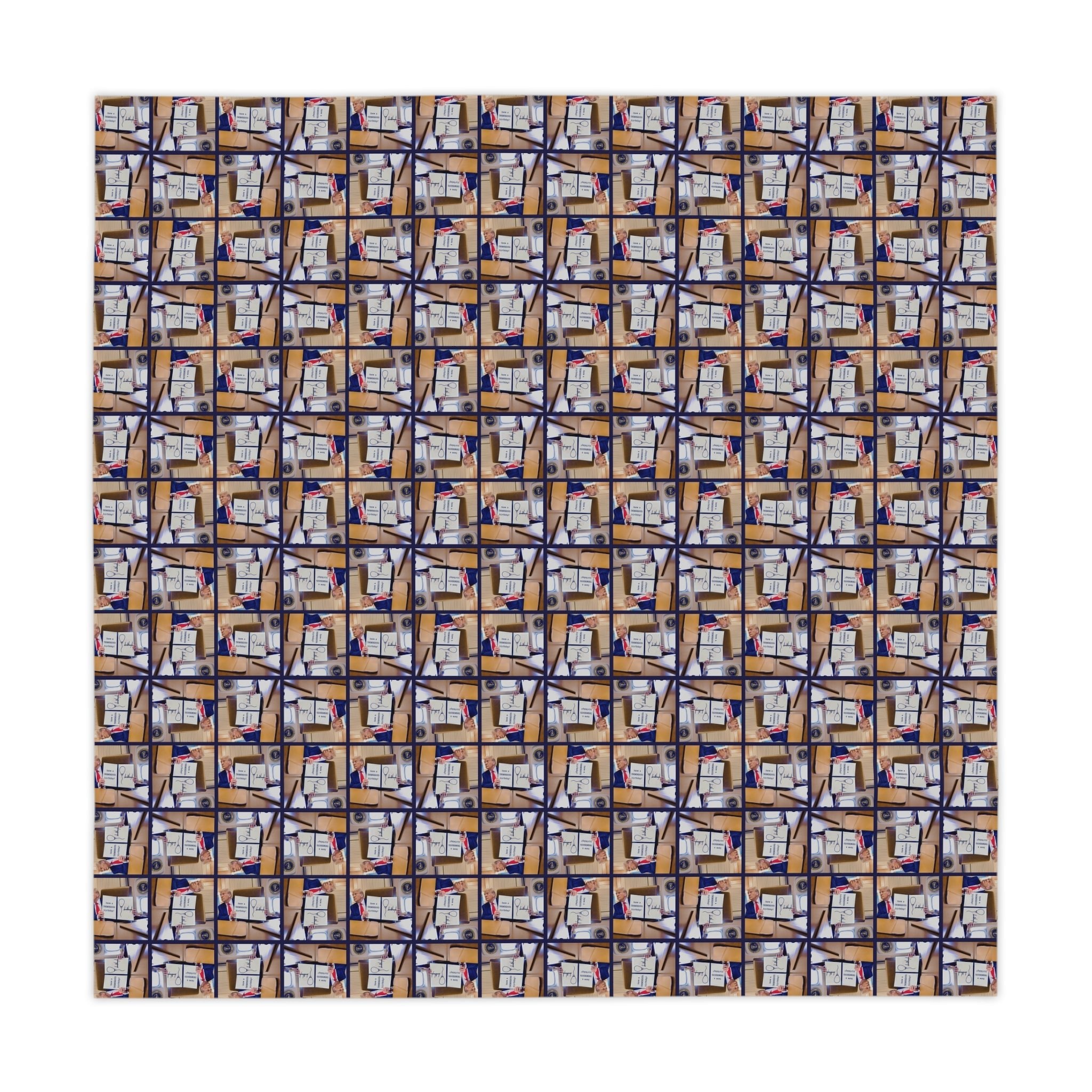 Trump Happy Birthday Tablecloth for Parties - Decor, Dining, Table Decor - EpiAl's Shop