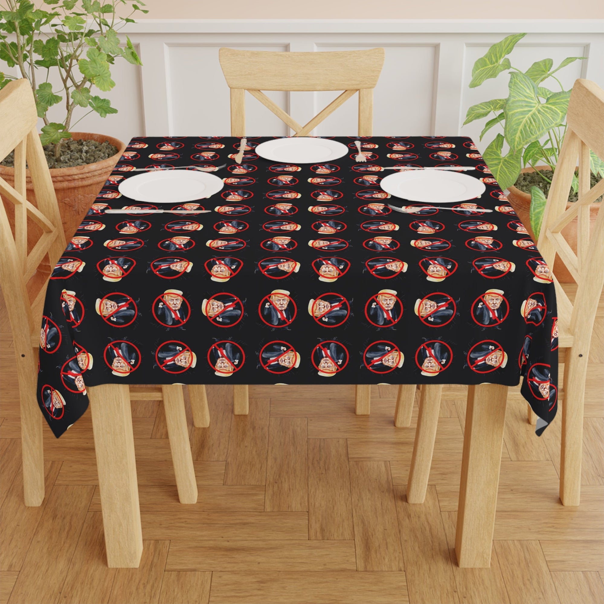 Trump Hater Tablecloth for Entertaining - Decor, Dining, Table Decor - EpiAl's Shop