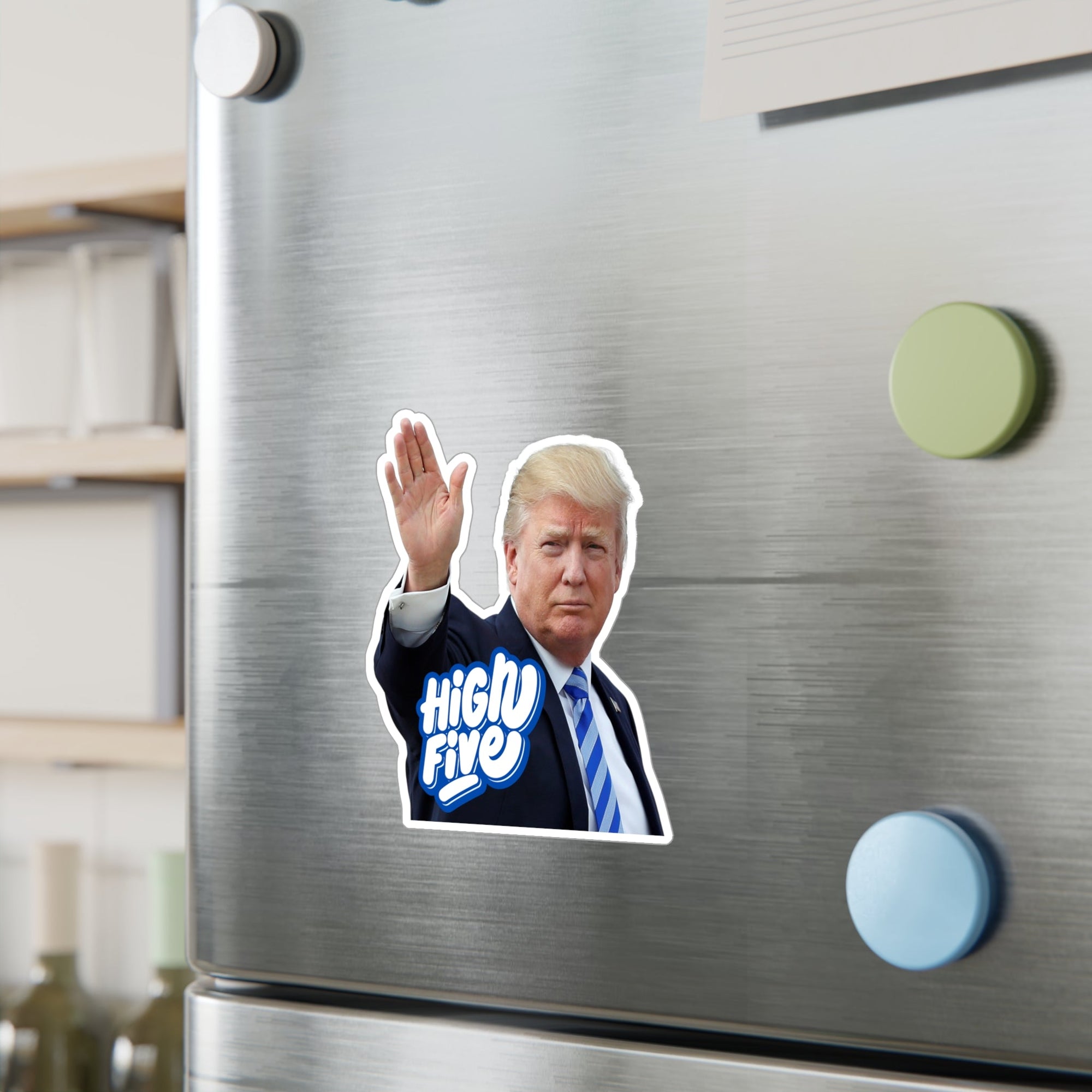 Trump High Five Kiss - Cut Vinyl Decals - Paper Products, Stickers - EpiAl's Shop