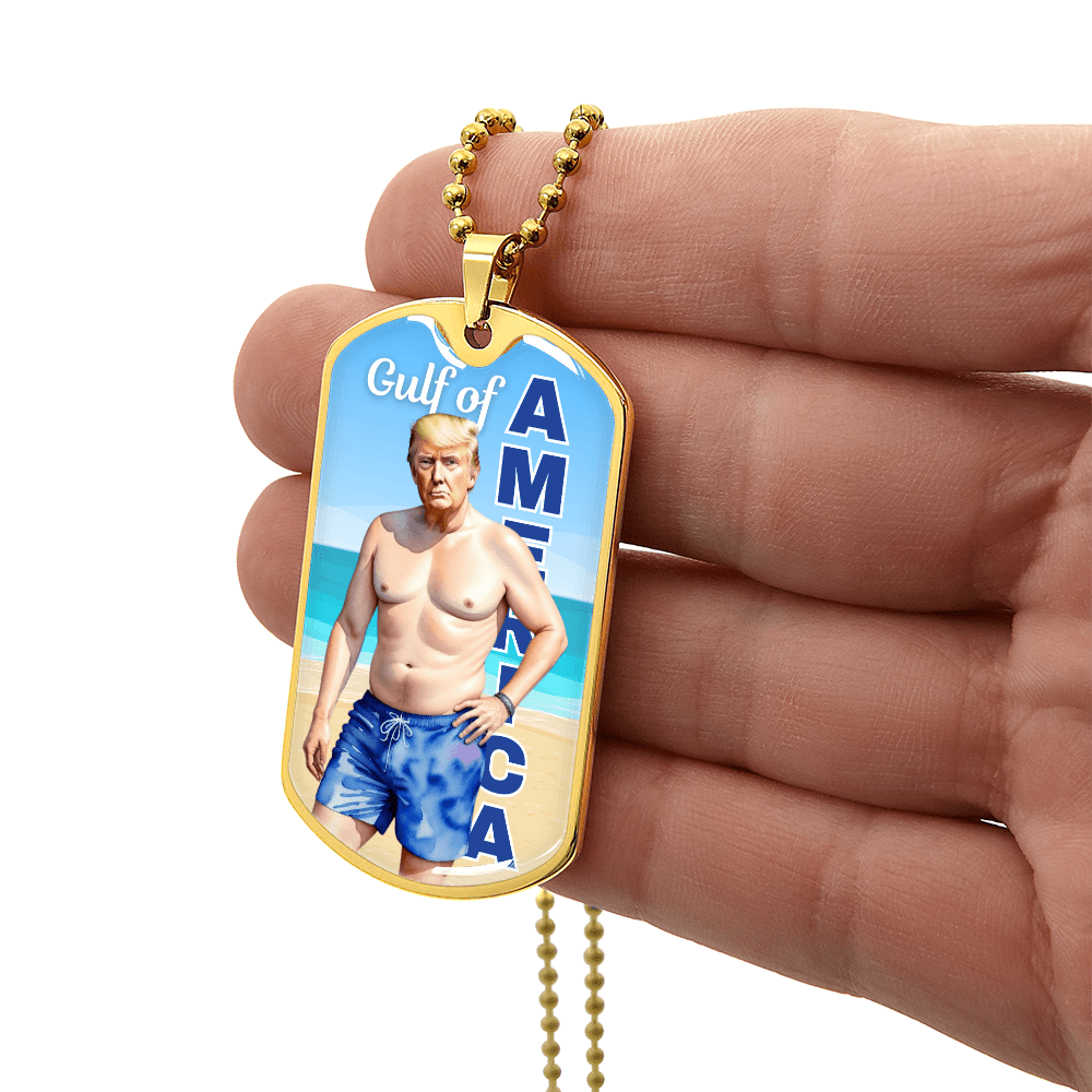 Trump in the Gulf Necklace - Jewelry, Necklaces - EpiAl's Shop