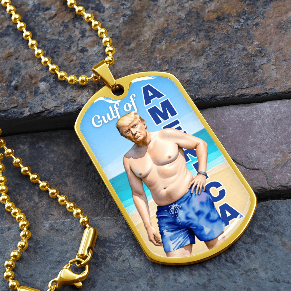 Trump in the Gulf Necklace - Jewelry, Necklaces - EpiAl's Shop