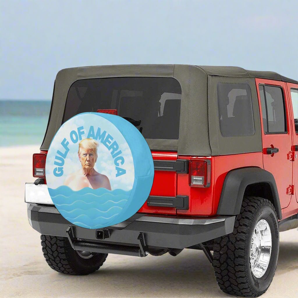 Trump in the Gulf Spare Tire Cover (Medium)(16") - Accessories, Auto, Spare Tire Covers - EpiAl's Shop