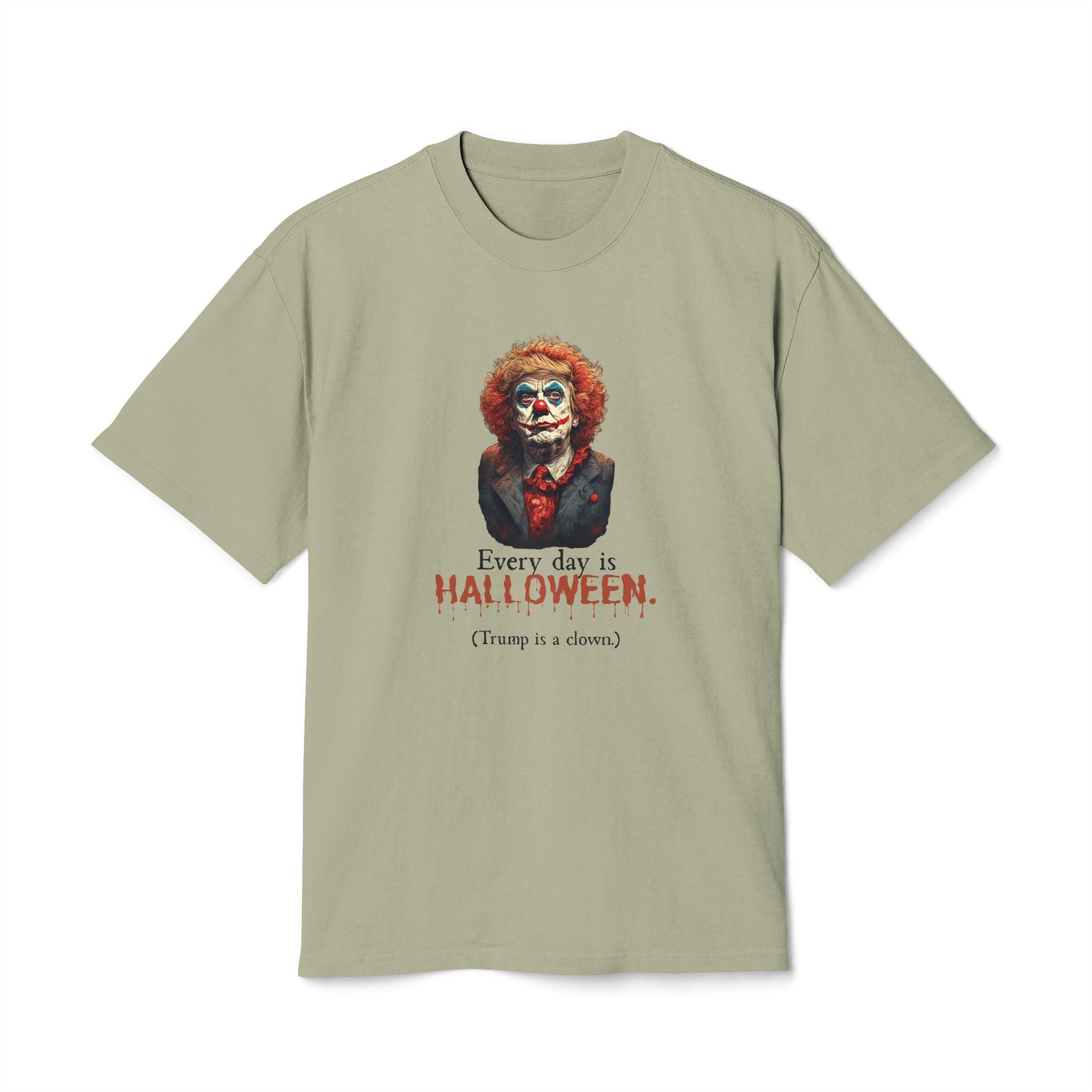 Trump is a Clown Halloween Unisex Faded Tee - Clothing, T-shirts - EpiAl's Shop