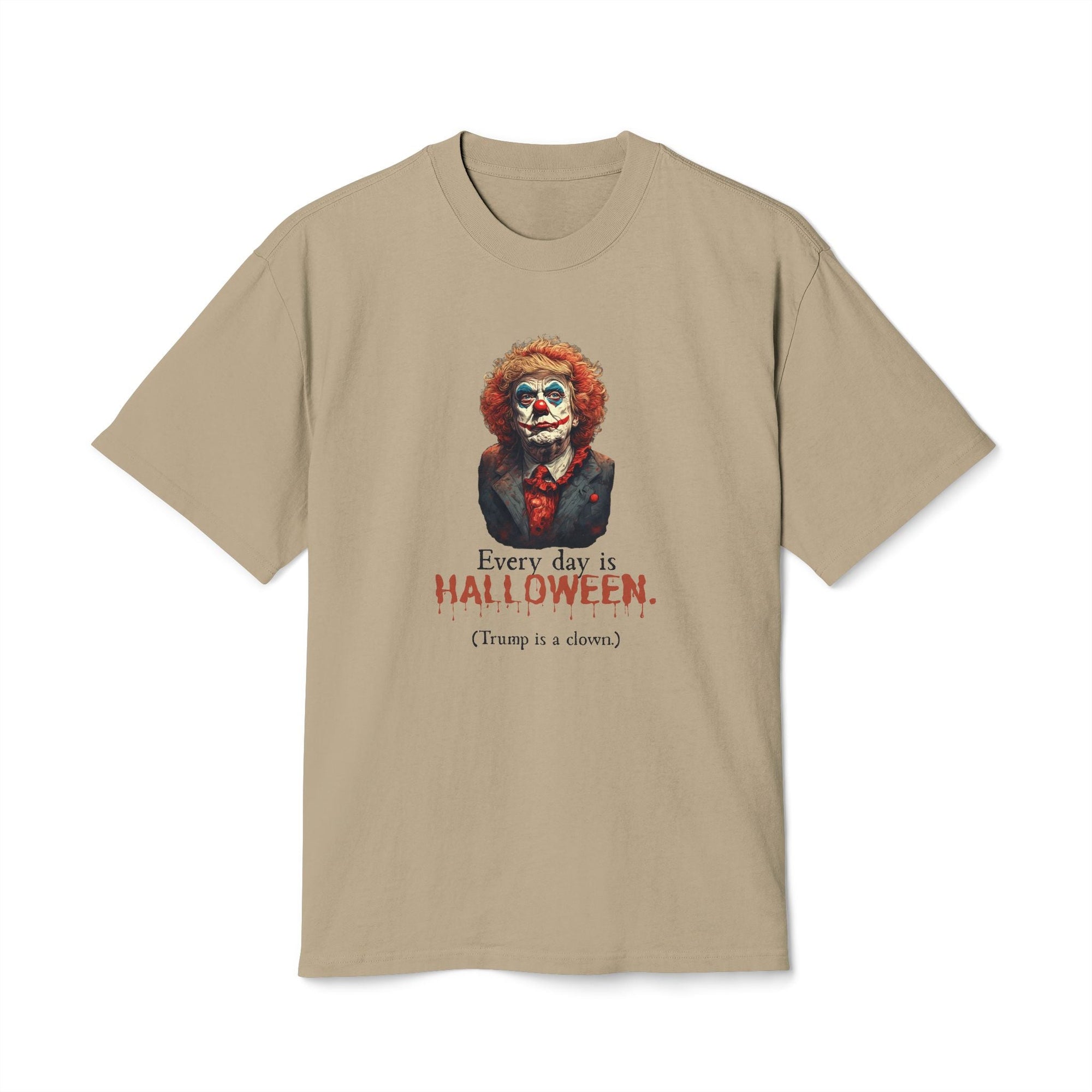 Trump is a Clown Halloween Unisex Faded Tee - Clothing, T-shirts - EpiAl's Shop