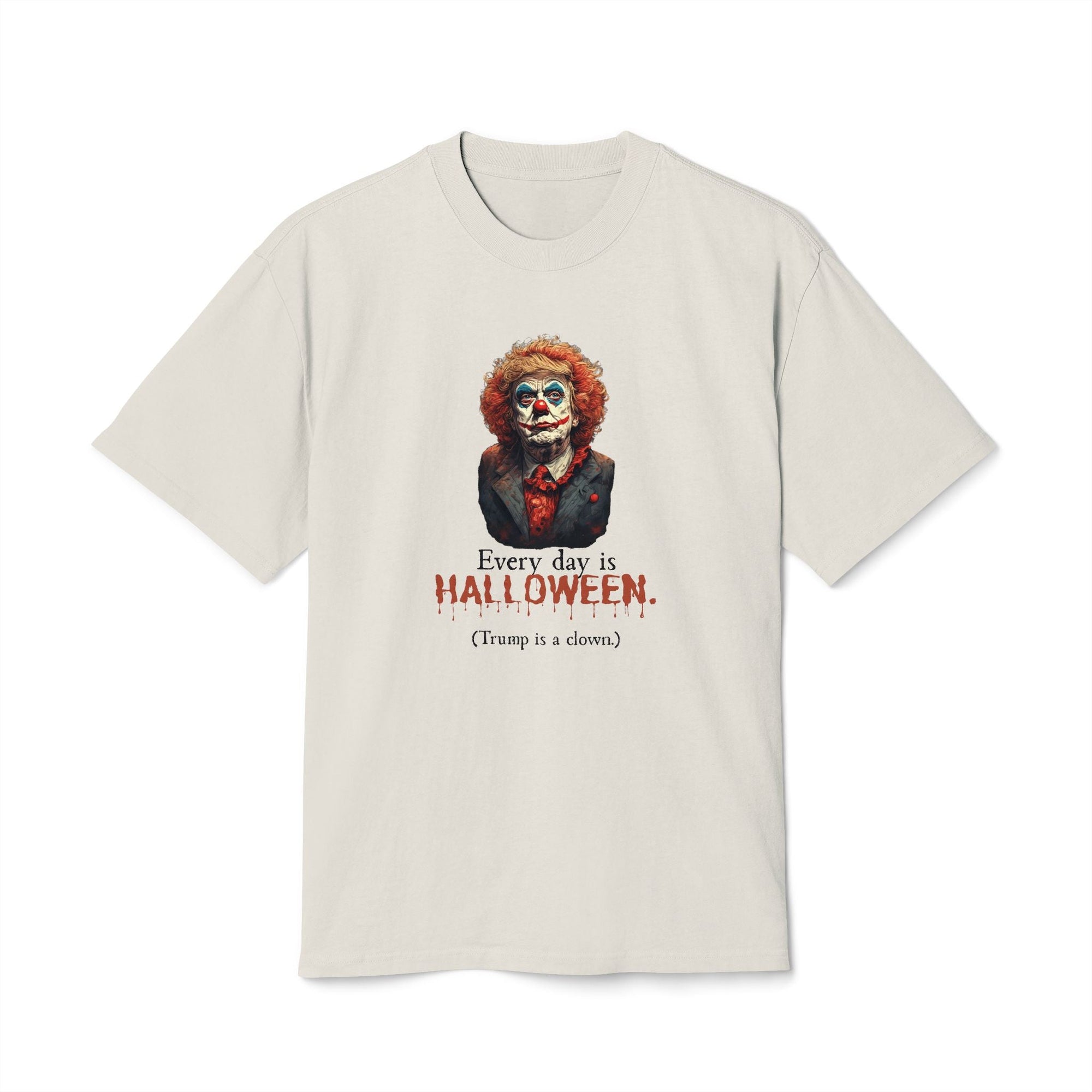 Trump is a Clown Halloween Unisex Faded Tee - Clothing, T-shirts - EpiAl's Shop
