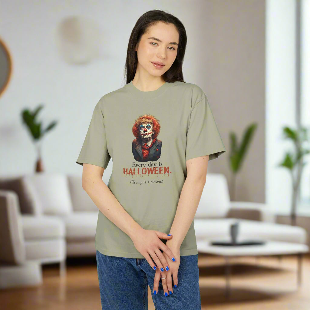 Trump is a Clown Halloween Unisex Faded Tee - Clothing, T-shirts - EpiAl's Shop