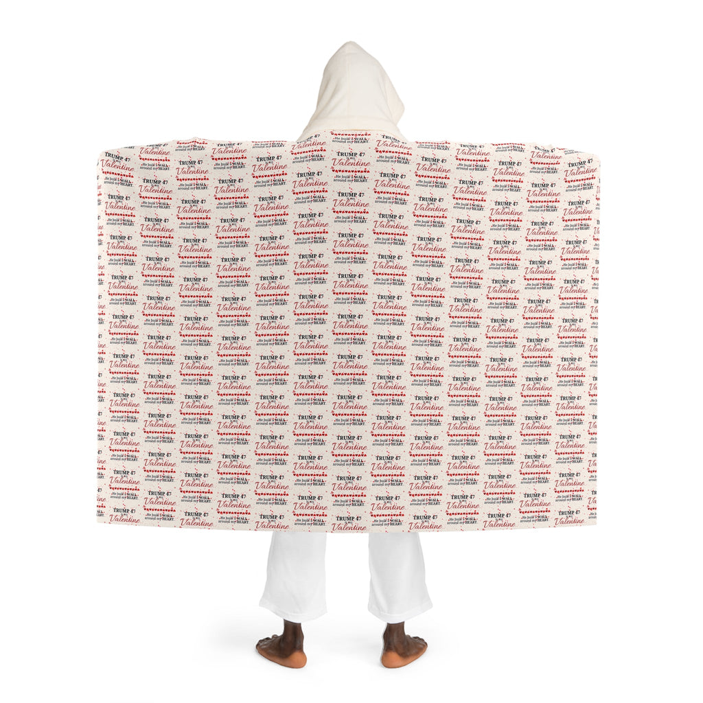 Trump is my Valentine Hooded Sherpa Fleece Blanket - Decor, Blankets & Comforters - EpiAl's Shop