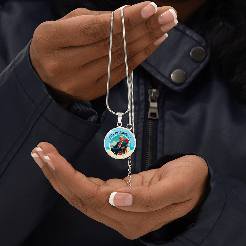 Trump Lounging on the American Gulf Necklace - Jewelry, Necklaces - EpiAl's Shop