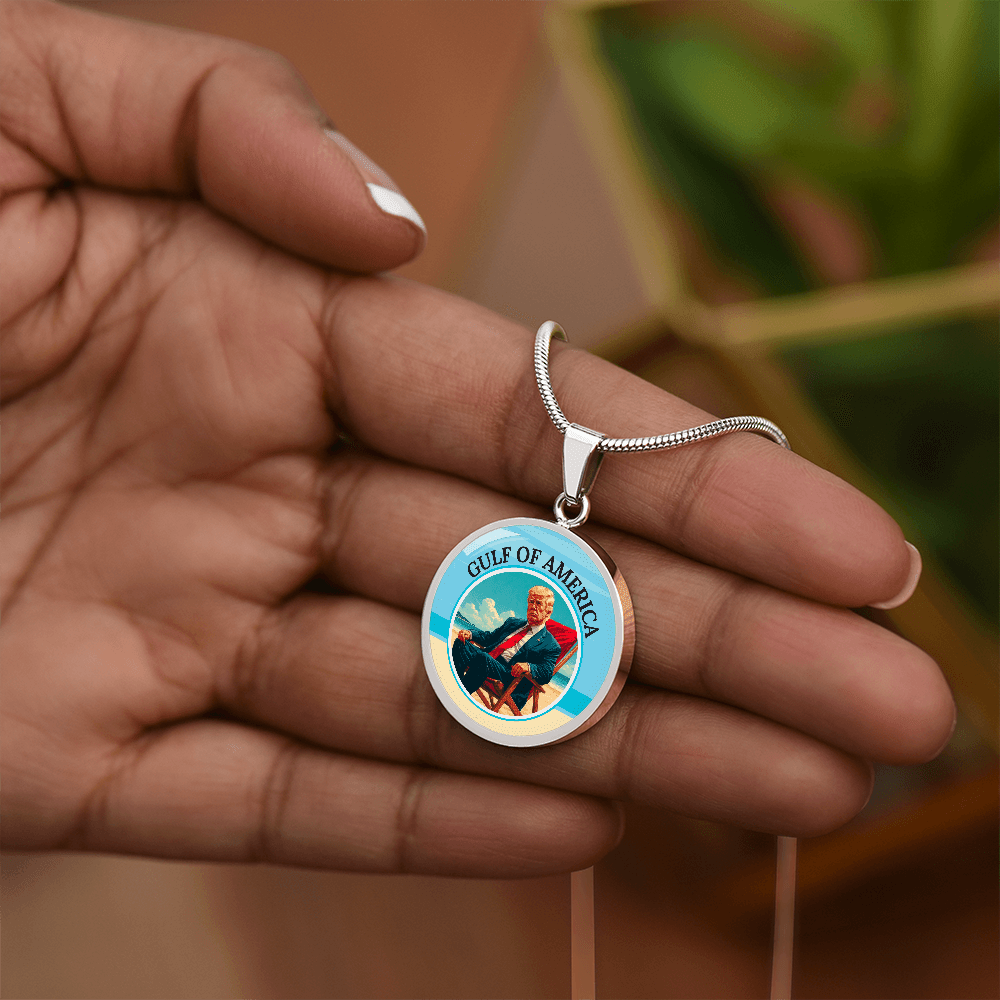 Trump Lounging on the American Gulf Necklace - Jewelry, Necklaces - EpiAl's Shop