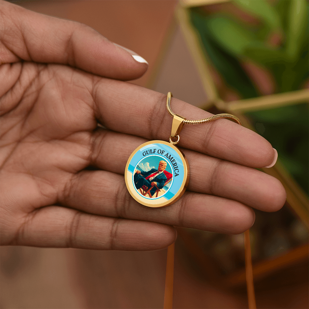 Trump Lounging on the American Gulf Necklace - Jewelry, Necklaces - EpiAl's Shop
